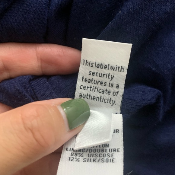 Diane von Furstenberg Zarita navy lace dress size 2 - Picture 6 of 8